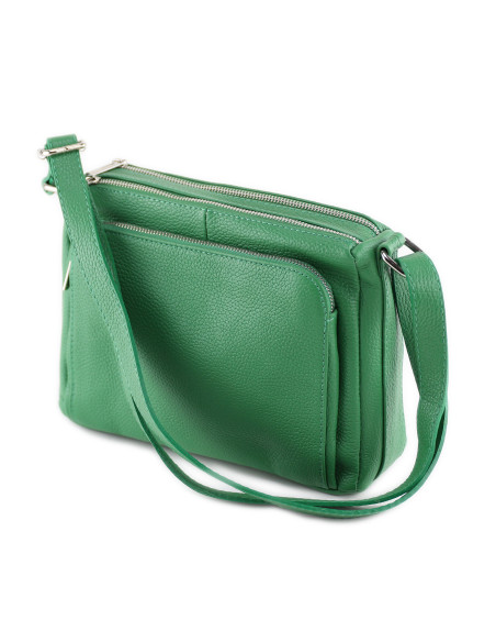 Borseta Piele Naturala Voyage green