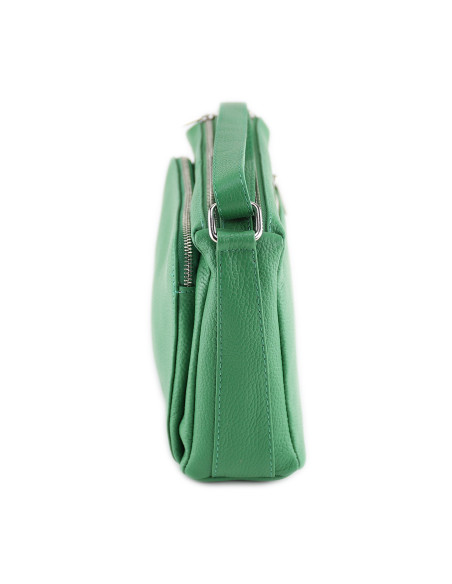 Borseta Piele Naturala Voyage green
