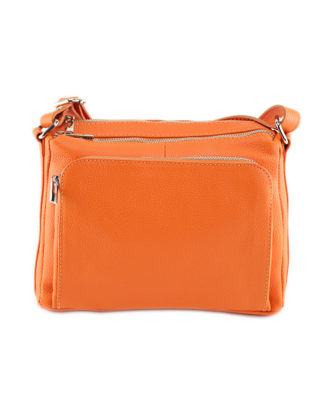 Borseta Piele Naturala Voyage orange
