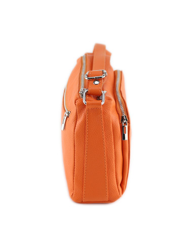 Borseta Piele Naturala Voyage orange