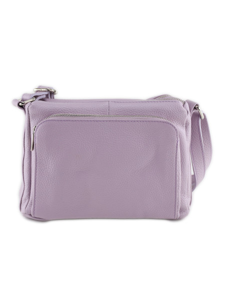 Borseta Piele Naturala Voyage roz lila