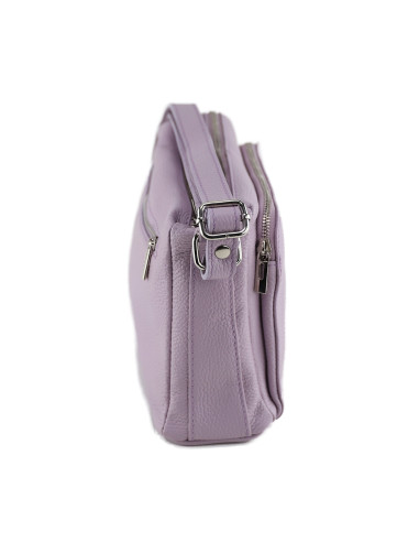 Borseta Piele Naturala Voyage roz lila