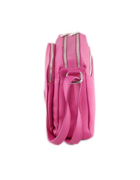 Borseta Piele Naturala Voyage fucsia