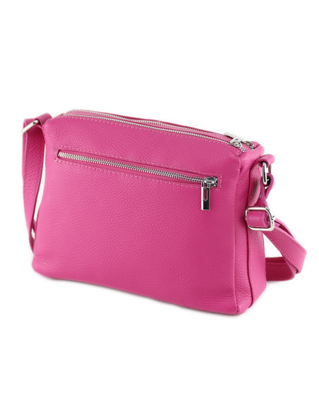 Borseta Piele Naturala Voyage fucsia