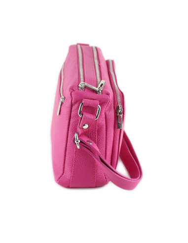 Borseta Piele Naturala Voyage fucsia