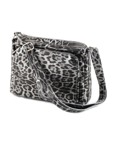 Borseta Piele Naturala Voyage animal print
