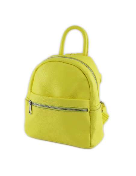 Rucsac Piele Naturala Qiruka 2 galben