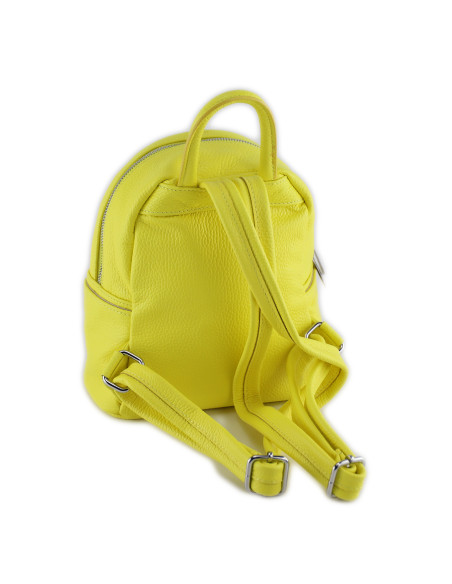 Rucsac Piele Naturala Qiruka 2 galben