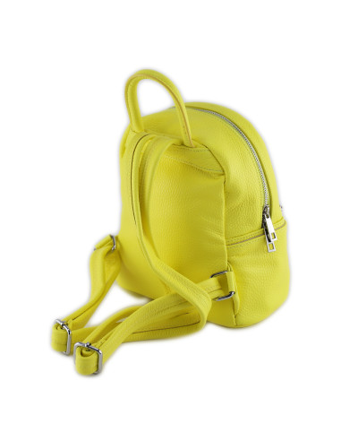 Rucsac Piele Naturala Qiruka 2 galben