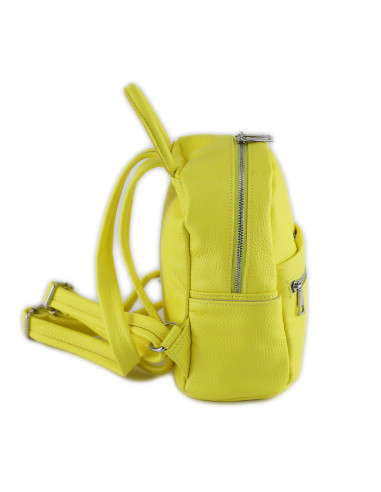 Rucsac Piele Naturala Qiruka 2 galben