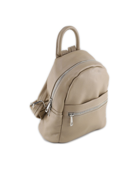 Rucsac Piele Naturala Qiruka 2 crem