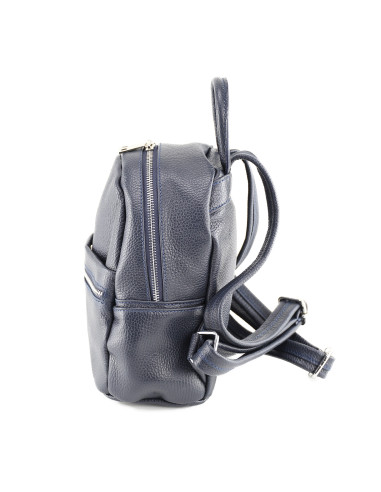 Rucsac Piele Naturala Qiruka 2 bleumarin