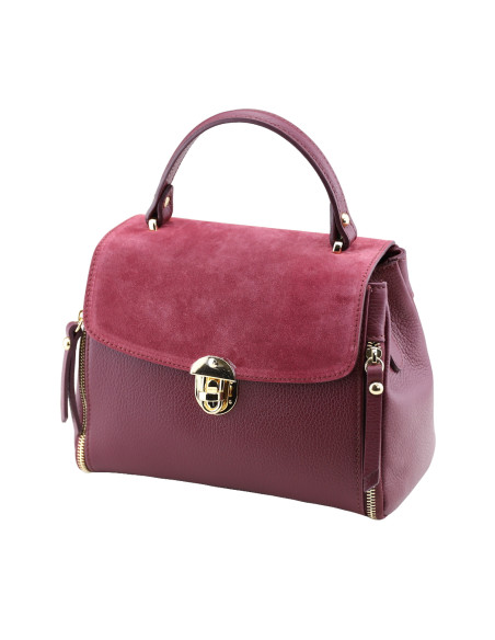 Geanta Piele Naturala Nempitz RAW bordo
