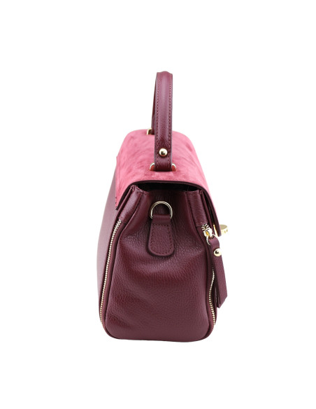 Geanta Piele Naturala Nempitz RAW bordo
