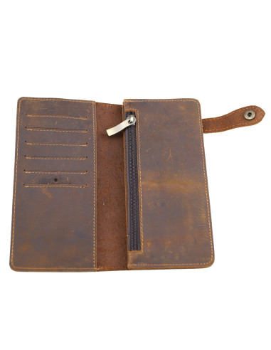 Portofel Piele Naturala C03 camel maro