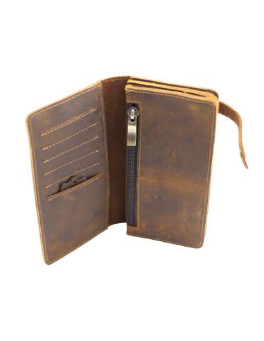 Portofel Piele Naturala C03 camel maro