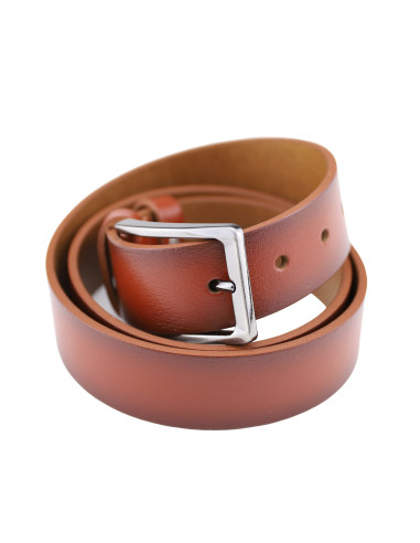Curea Barbati Piele Naturala 3,5 cm maro roscat