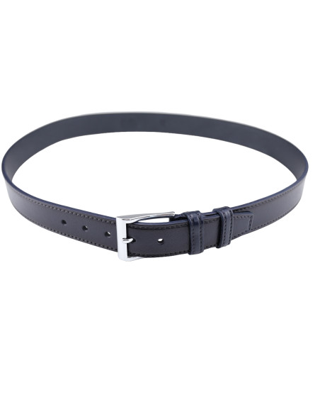 Curea din Piele Naturala 3,5 cm bleumarin