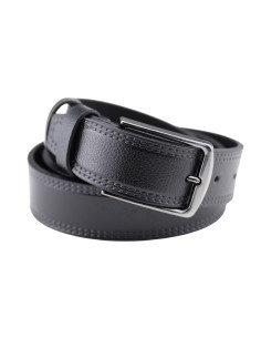 Curea din Piele Naturala 3,5 cm negru