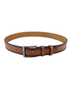 Curea din Piele Naturala 3,5 cm camel 2
