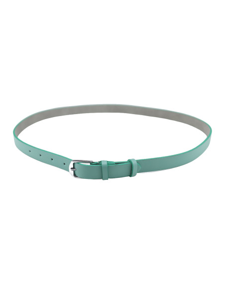 Curea Dama din Piele Naturala 1,8 cm verde marin