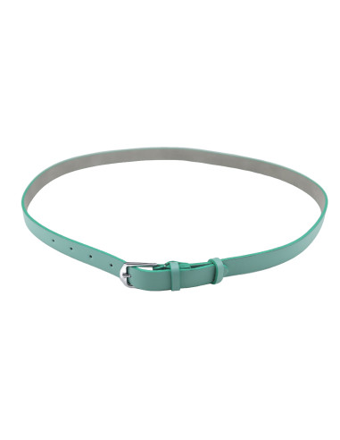 Curea Dama din Piele Naturala 1,8 cm verde marin