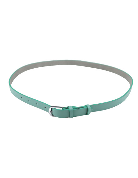Curea Dama din Piele Naturala 1,8 cm verde marin