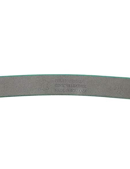 Curea Dama din Piele Naturala 1,8 cm verde marin