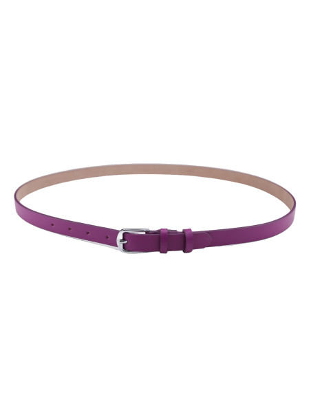 Curea Dama din Piele Naturala 1,8 cm mov