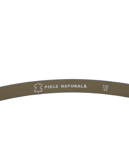 Curea Dama din Piele Naturala 1,8 cm gri