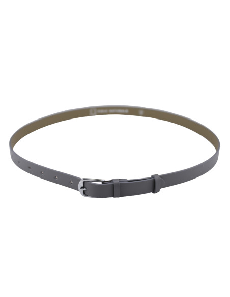Curea Dama din Piele Naturala 1,8 cm gri