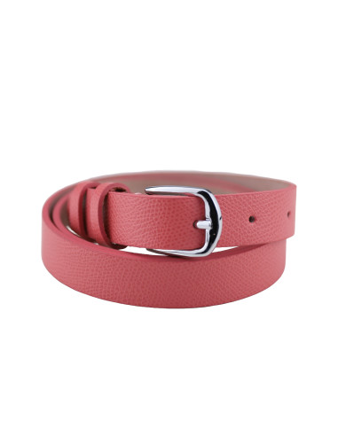 Curea Dama din Piele Naturala 1,8 cm corai