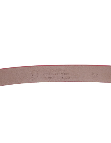 Curea Dama din Piele Naturala 1,8 cm corai