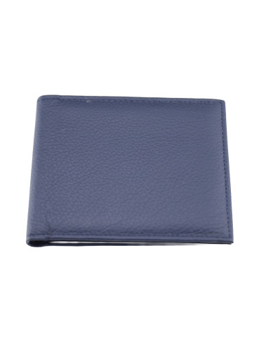 Portofel Piele Naturala slim bleumarin