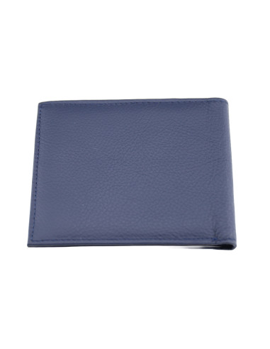 Portofel Piele Naturala slim bleumarin