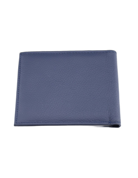 Portofel Piele Naturala slim bleumarin