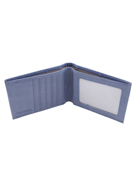 Portofel Piele Naturala slim bleumarin