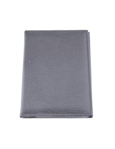 Port Card Piele Naturala B09 negru