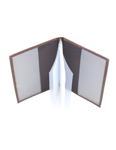 Port Card Piele Naturala B09 maro