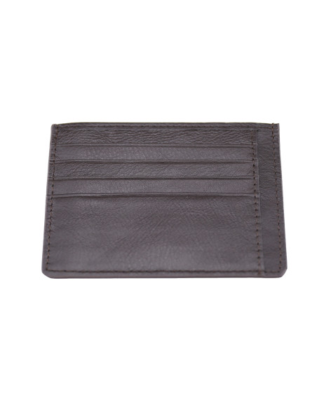Port Card Piele Naturala B10 maro