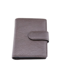 Port Card Piele Naturala M21 maro