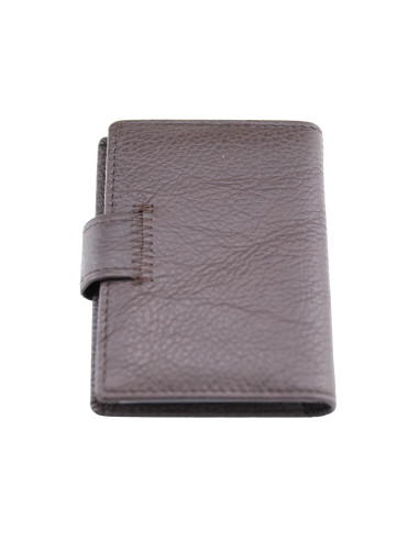Port Card Piele Naturala M21 maro
