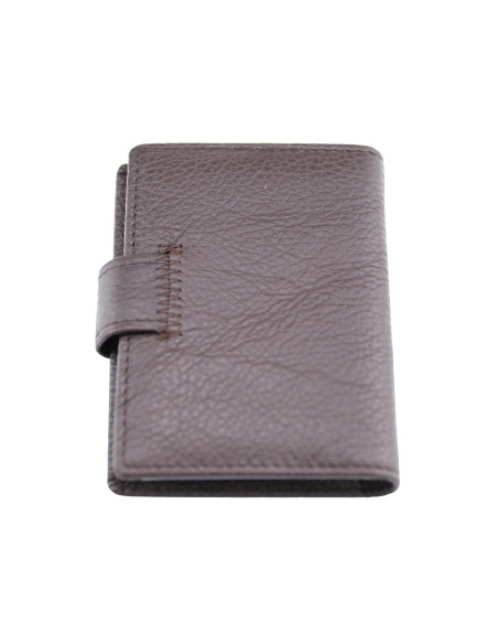 Port Card Piele Naturala M21 maro