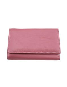 Portofel Piele Naturala ST021 roze