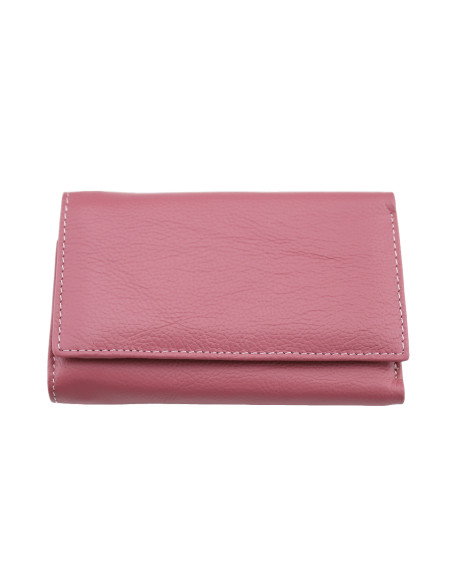 Portofel Piele Naturala ST021 roze