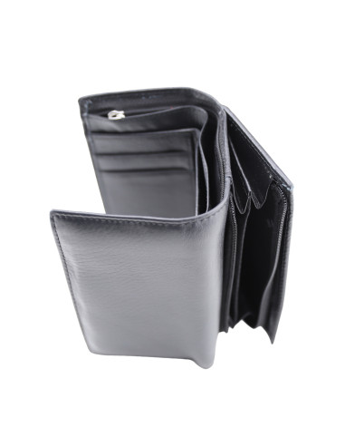 Portofel Piele Naturala ST021 negru