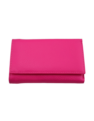 Portofel Piele Naturala ST021 fucsia