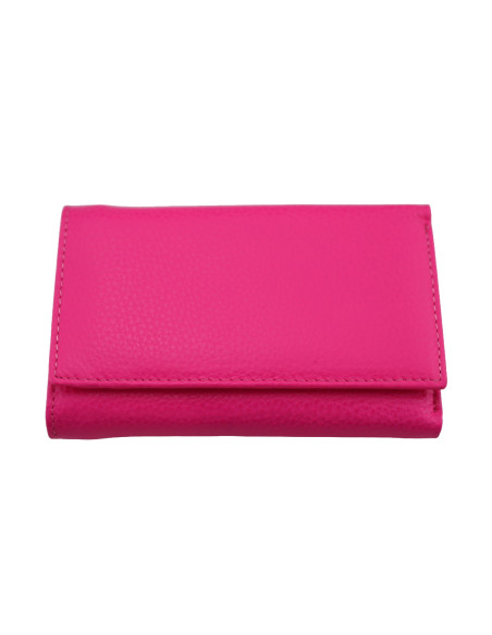 Portofel Piele Naturala ST021 fucsia