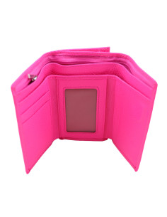 Portofel Piele Naturala ST021 fucsia 2