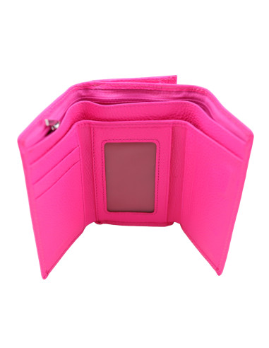 Portofel Piele Naturala ST021 fucsia